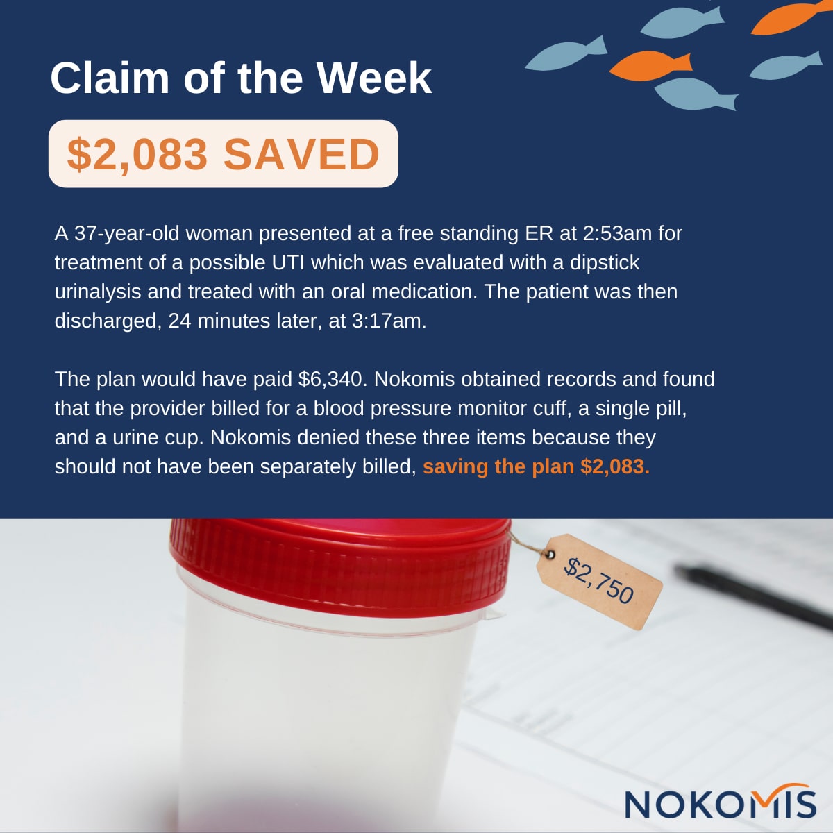 Claim of the Week $2,083 Saved